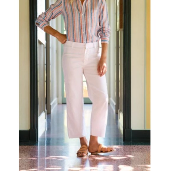 Frank & Eileen White Cropped Pants - Picture 11 of 14